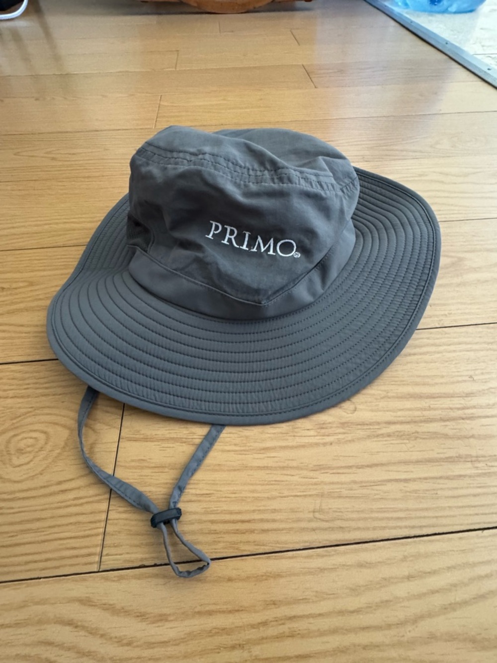 PRIMO Gray Wide-Brim Outdoor Sun Hat
